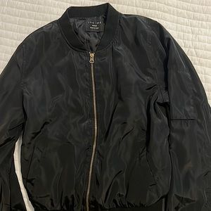 Black Love Tree Bomber Jacket